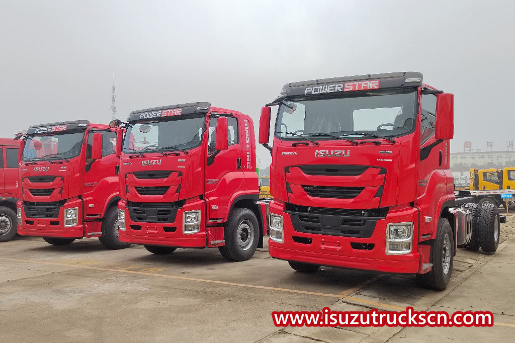 4 na unit ng Isuzu GIGA 420 fire fighting chassis ang dumating sa pabrika ng POWERSTAR
    