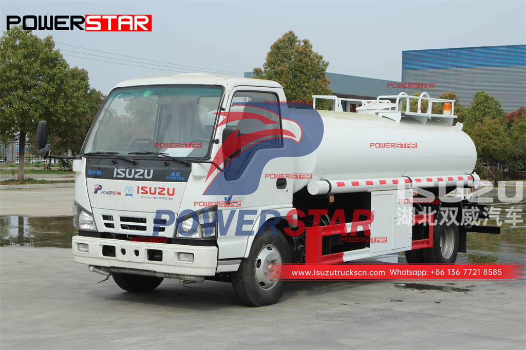 Jamaica - 1 unit ISUZU 600P stainless steel na maiinom na trak ng tangke ng tubig na na-export ng POWERSTAR TRUCKS
    