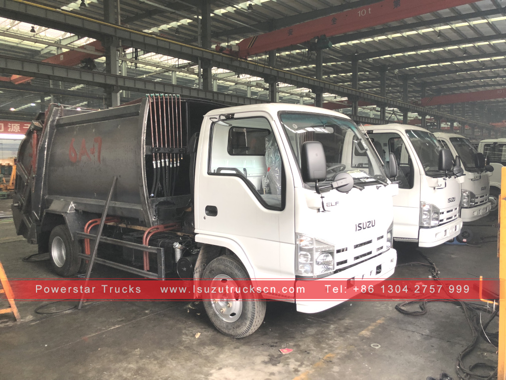 Pilipinas 10 units 5cbm Garbage compactor truck isuzu
    