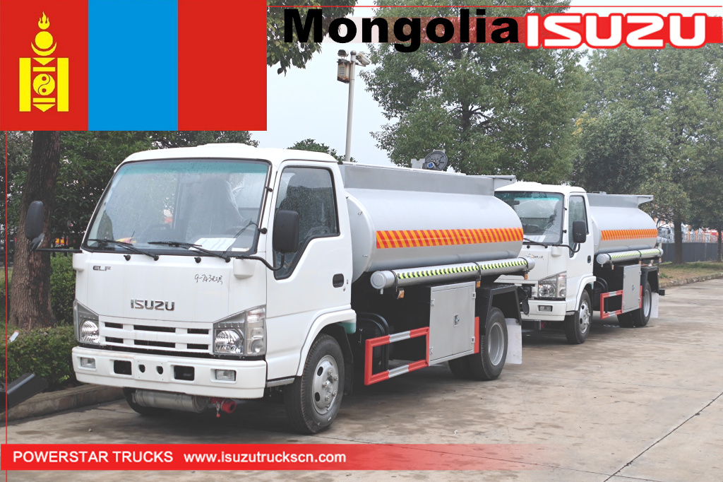 Mongolia - 2 unit ng ISUZU Refueling Oil Tanker Truck
    