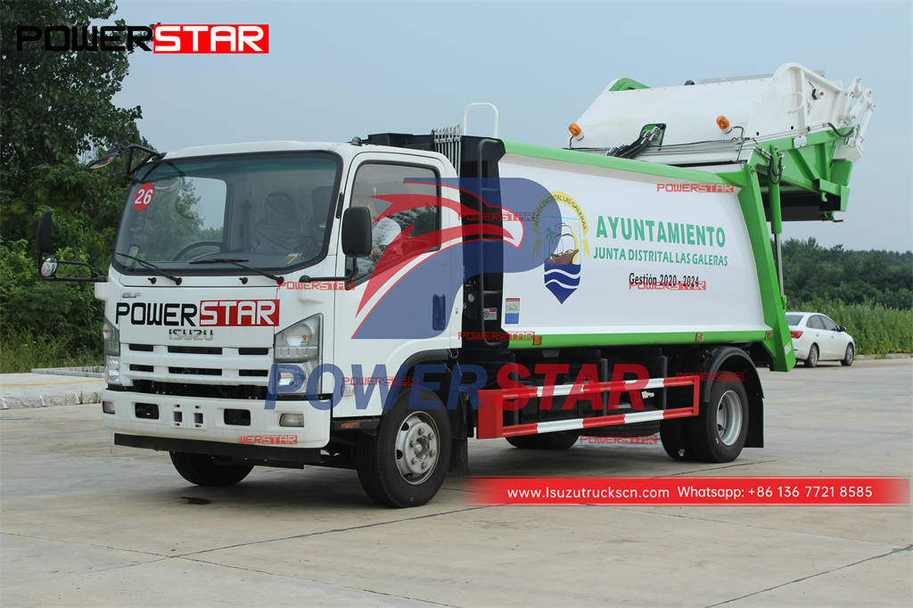 Paano i-maintain ang hydraulic cylinders ng ISUZU refuse compactor truck?
    