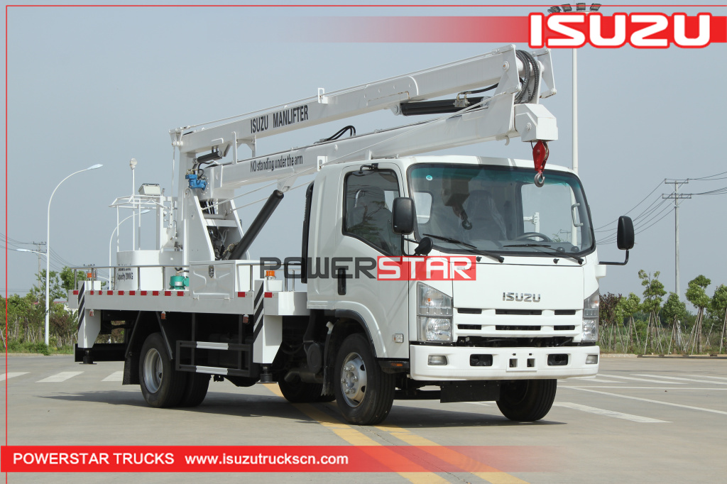 Pilipinas ISUZU ELF 700P Vehicle Mounted Aerial Work Lift Aerial Work Platform Truck
    