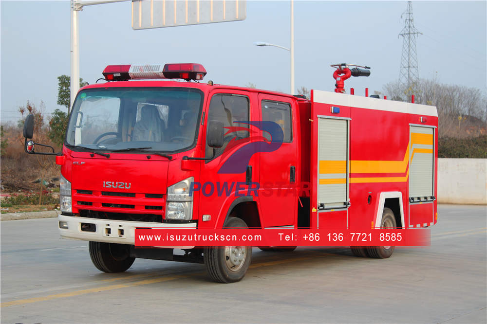 Ano ang Isuzu fire fighting truck?
    