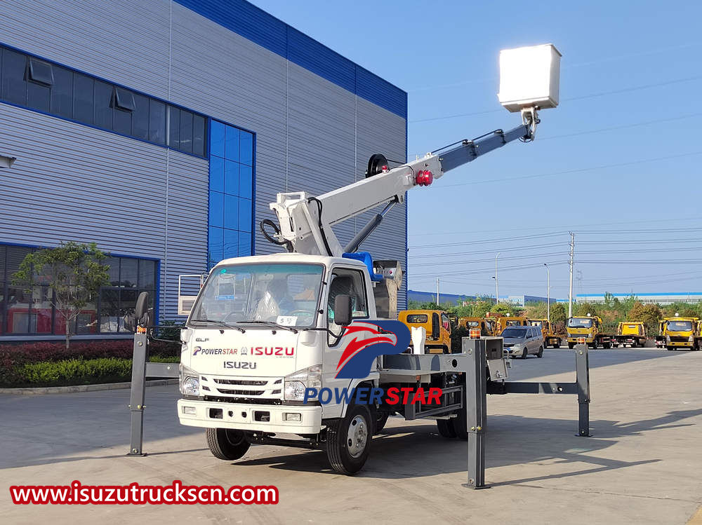 Panimula at paggamit ng Isuzu aerial lift bucket truck
    