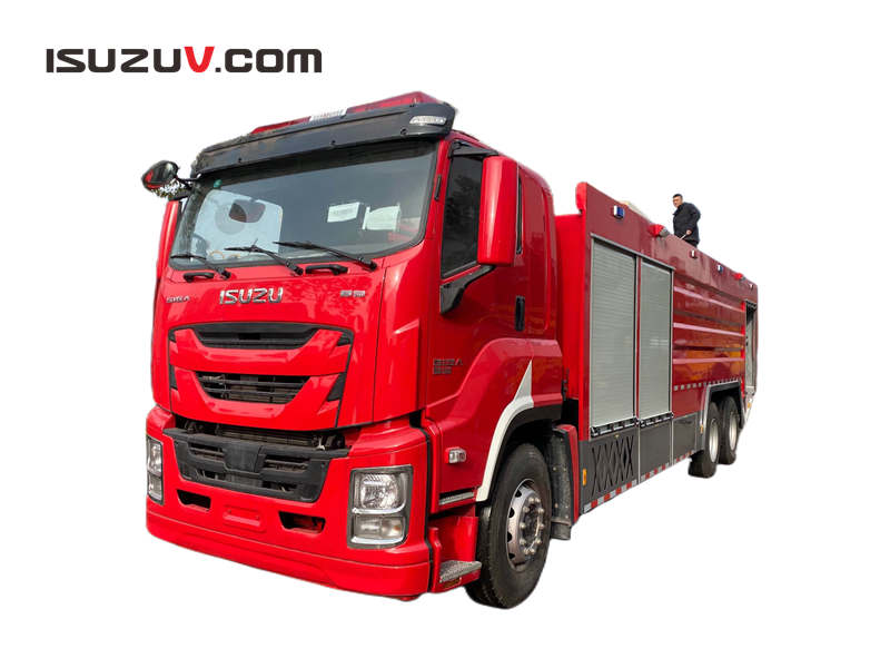 Dry Powder System Operation Instruction para sa Isuzu FVZ fire fighting truck
    