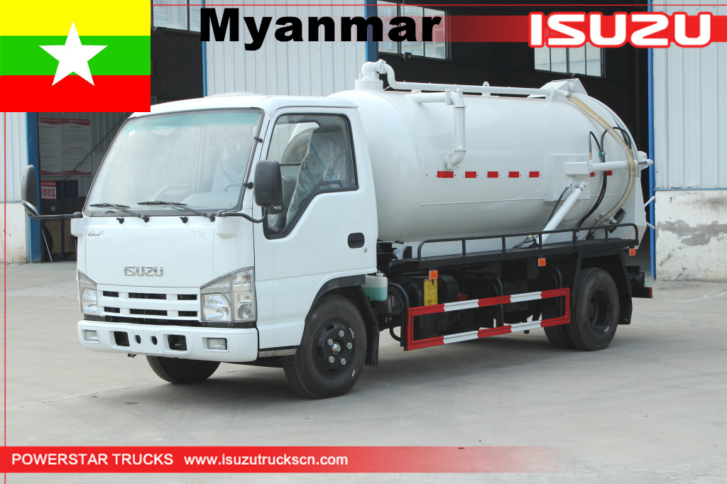 Myanmar - Isuzu Sewage Vacuum truck
    