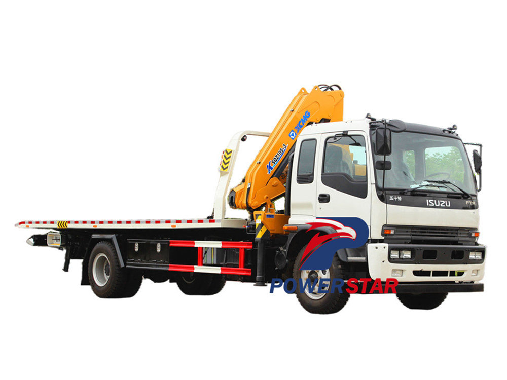 Isuzu FTR Wrecker Truck na may Crane Manual
    