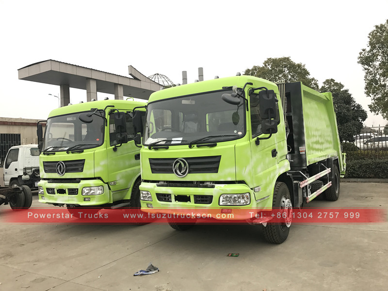 Powerstar brand Right hand drive 10tons compress garbage truck para sa Africa
    