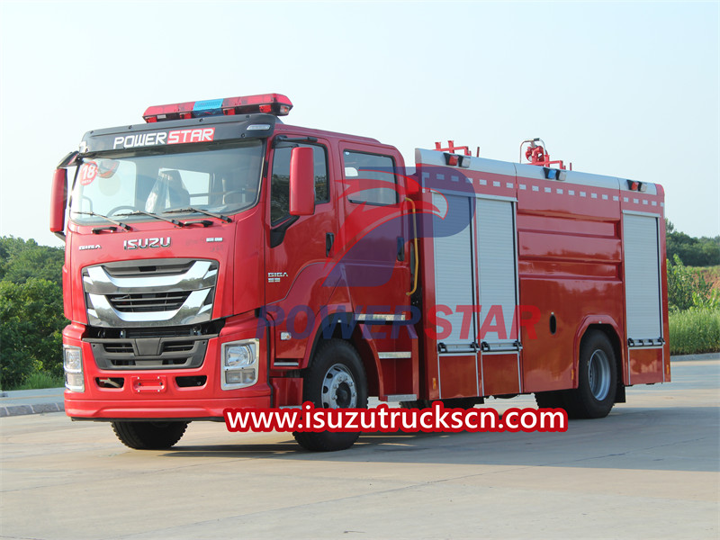 Ano ang iba't ibang pagpipilian sa pagitan ng Isuzu water tank fire truck at Isuzu foam fire truck
    