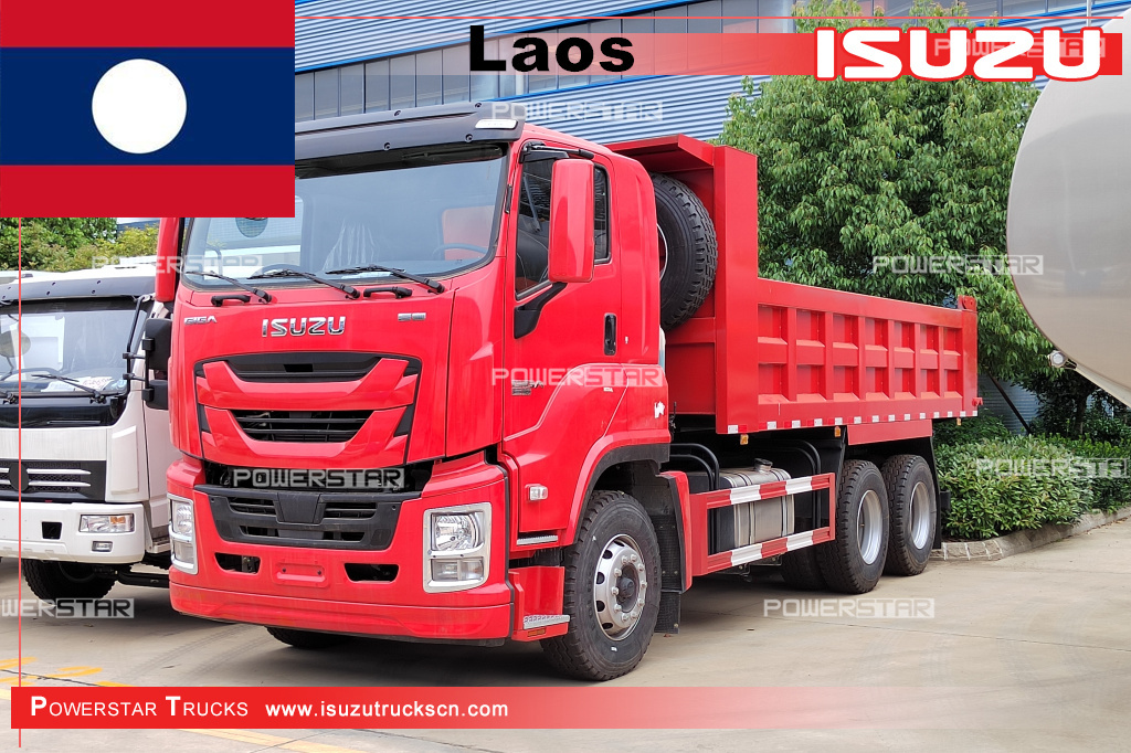 Laos - ISUZU GIGA Heavy Dump Tipper Trucks
    