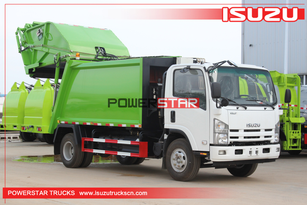 Cabo Verde - 2 unit ISUZU 10cbm Refuse Compactor Vehicle
    