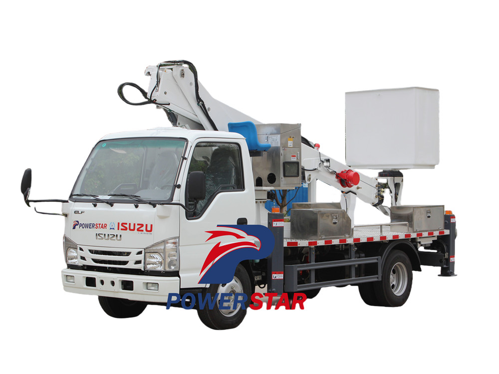 Ano ang safety mornitoring system mula sa Isuzu bucket truck?
    