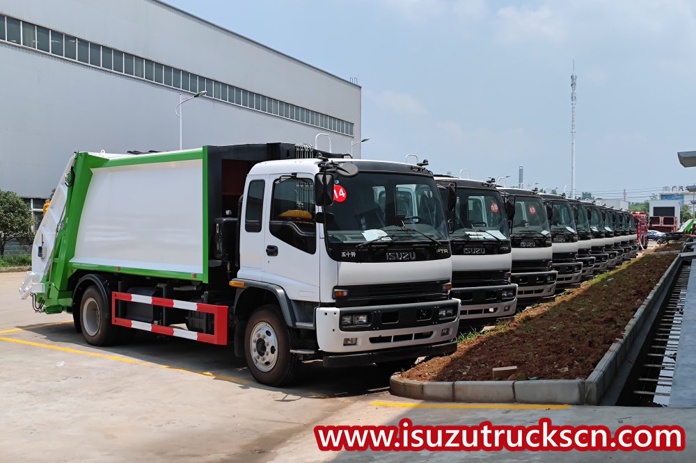 10 units Isuzu garbage compactor trucks ay iniluluwas sa Latin america
    