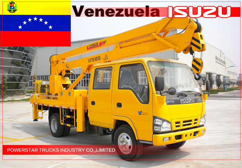 ISUZU 16m Aerial Truck para sa Venezuela
    