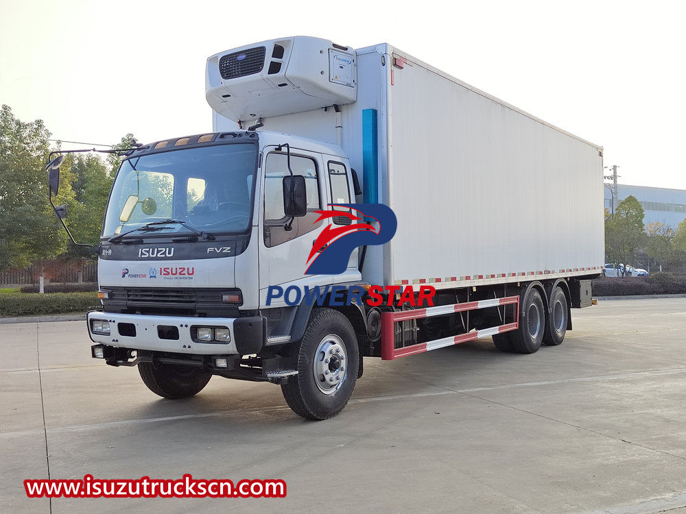 Structural composition ng Isuzu refrigerated truck
    