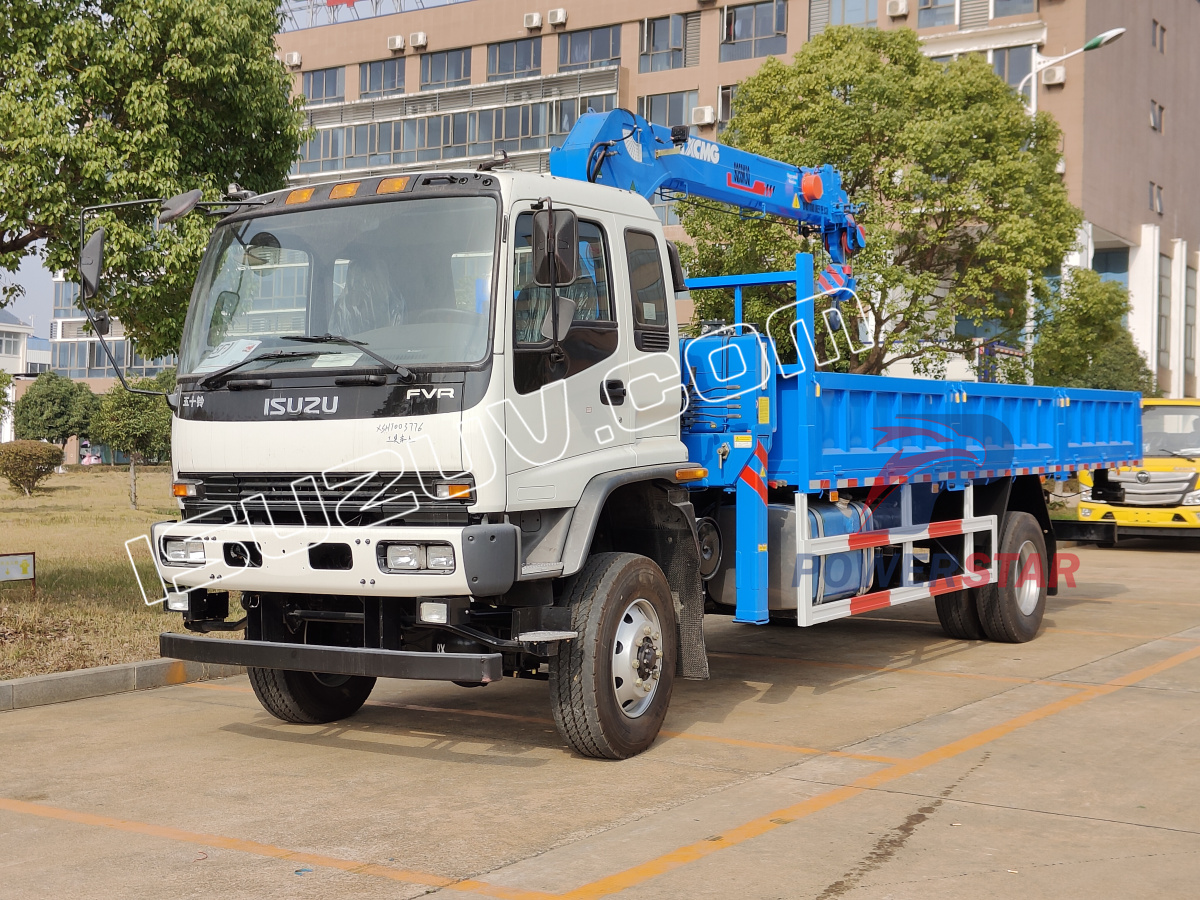 Isuzu FVR off road all wheel drive truck-mounted cranes sa Africa
    