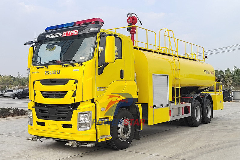 Ang ISUZU GIGA 6x4 Fire Water tank truck ay iniluluwas sa Nigeria