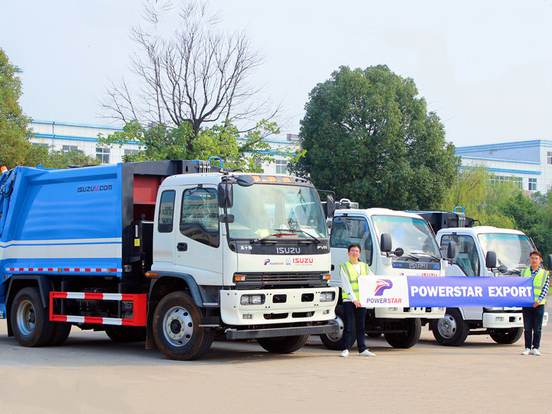 Paano magpadala ng mga Isuzu garbage compactor truck
    