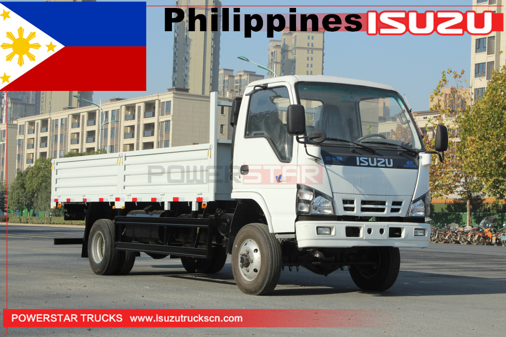 Pilipinas - 3 unit ng ISUZU NKR 600P 4x4 off road dropside flatbed cargo van trucks
    