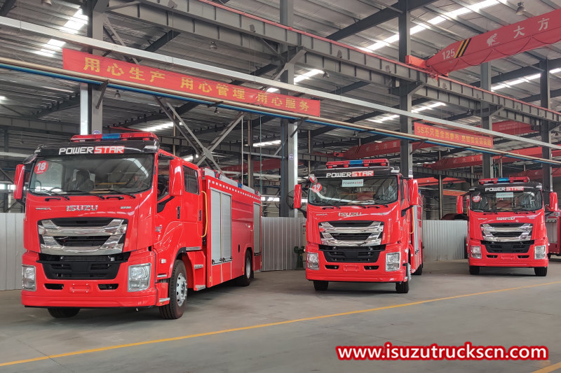 Isuzu foam fire truck, Isuzu 380HP ISUZU Giga 8000L fire fighting truck
    