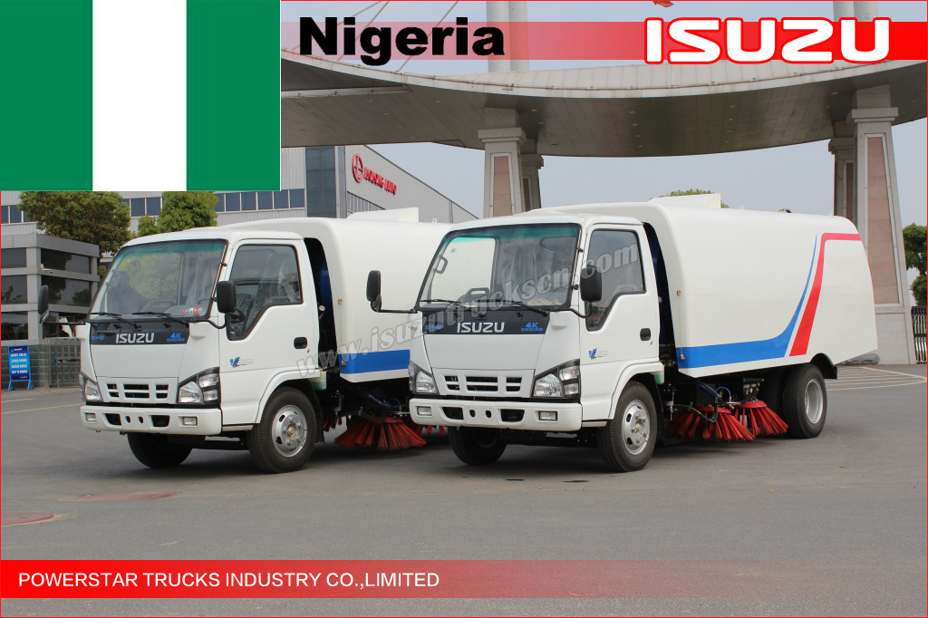 Road sweeper truck Para sa Nigeria Lagos
    